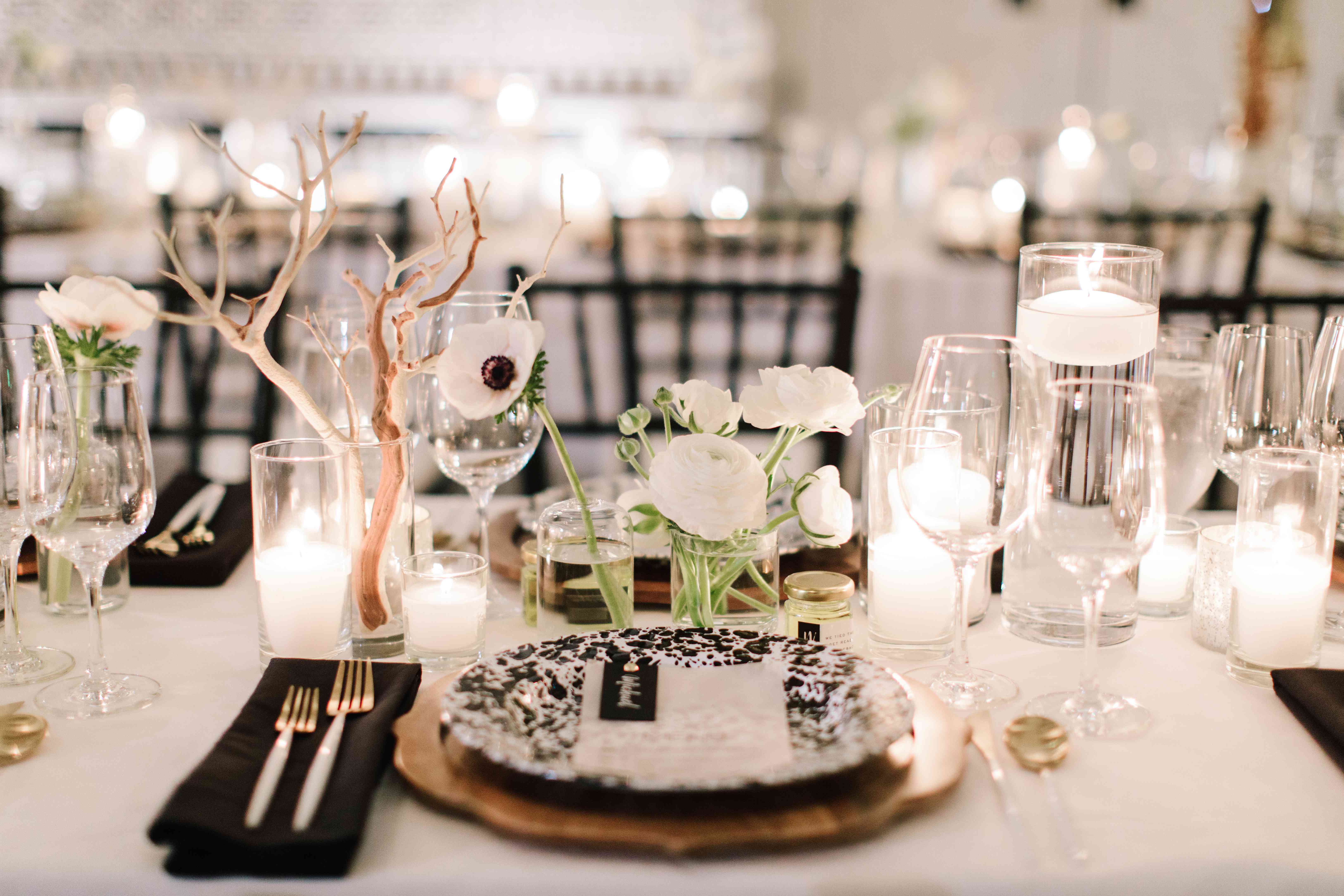 A Black And White Hotel Wedding In Santa Barbara